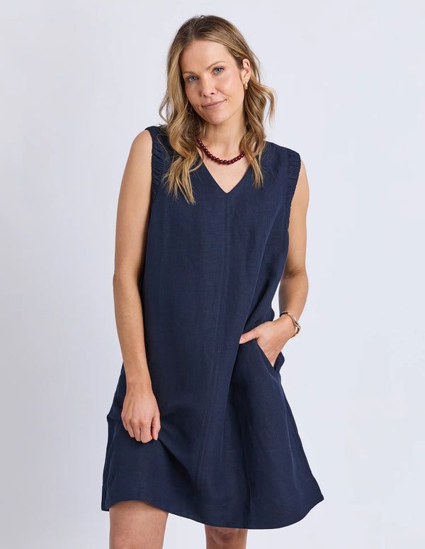 Bermuda Dress - Navy