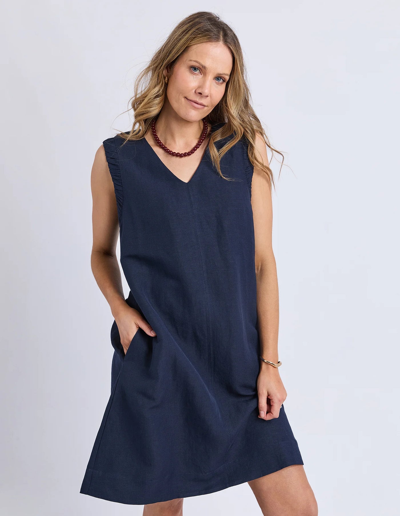 Bermuda Dress - Navy