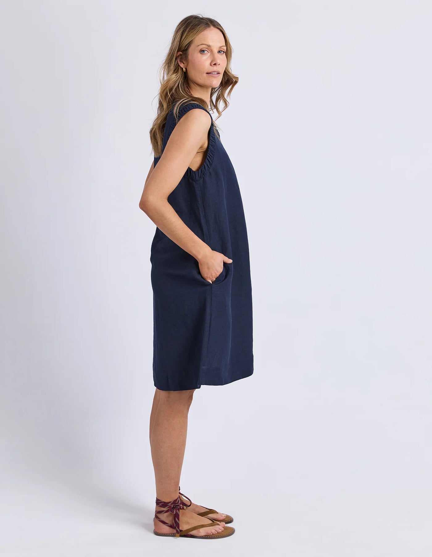 Bermuda Dress - Navy