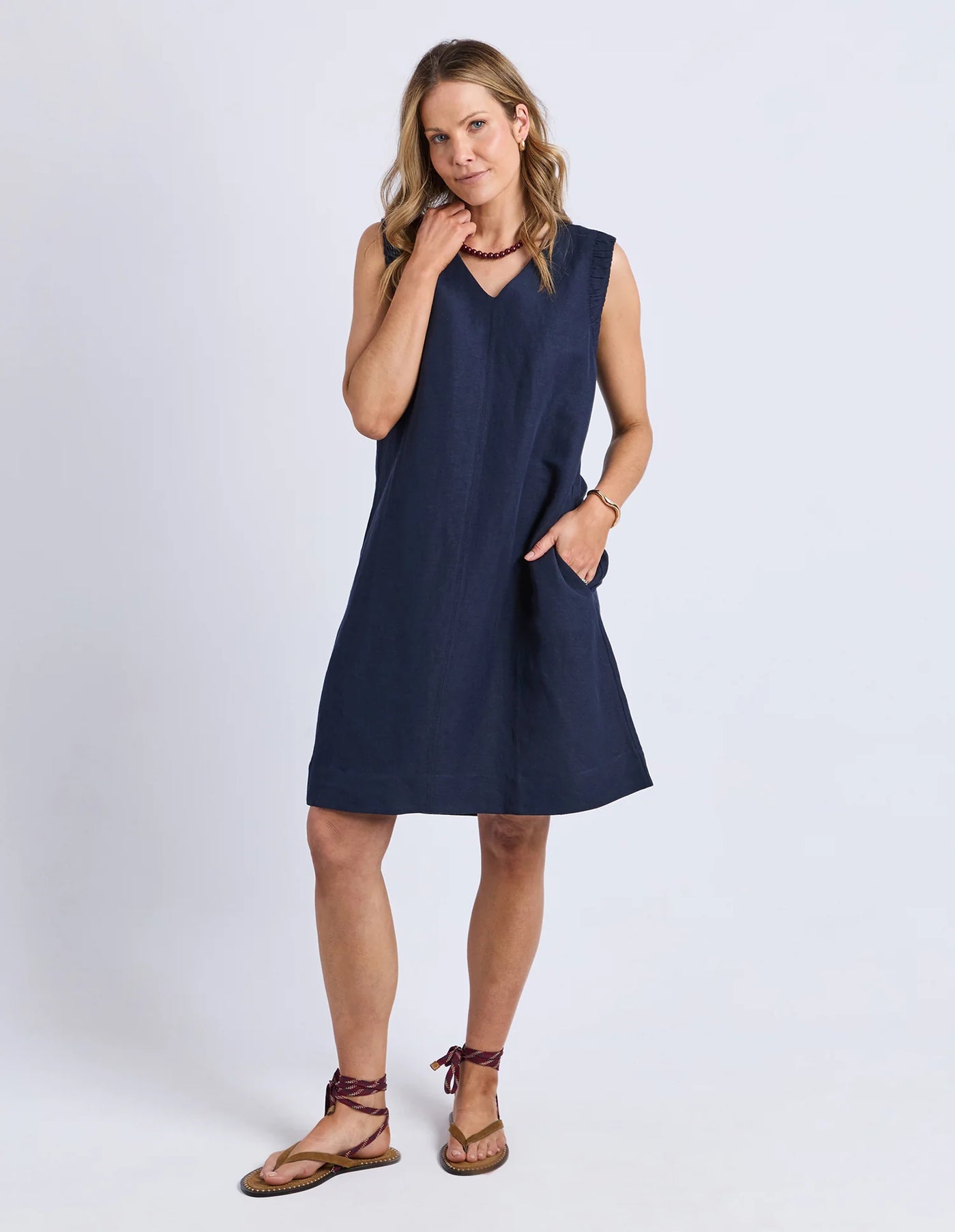 Bermuda Dress - Navy
