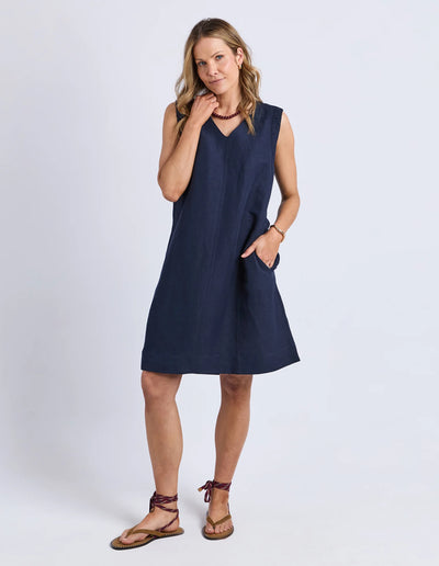 Bermuda Dress - Navy