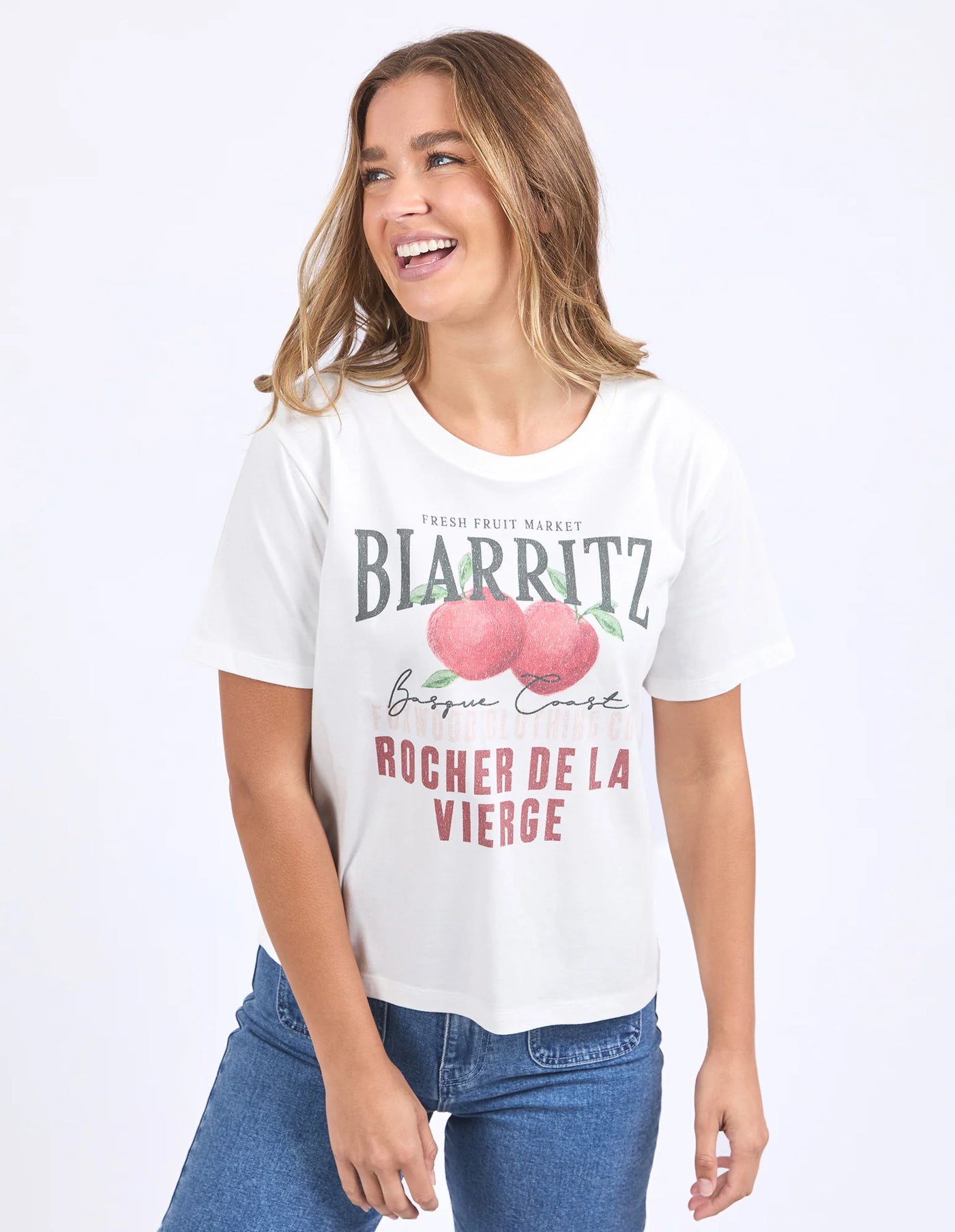 Biarittz Tee - Vintage White