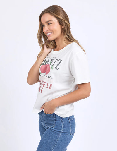 Biarittz Tee - Vintage White