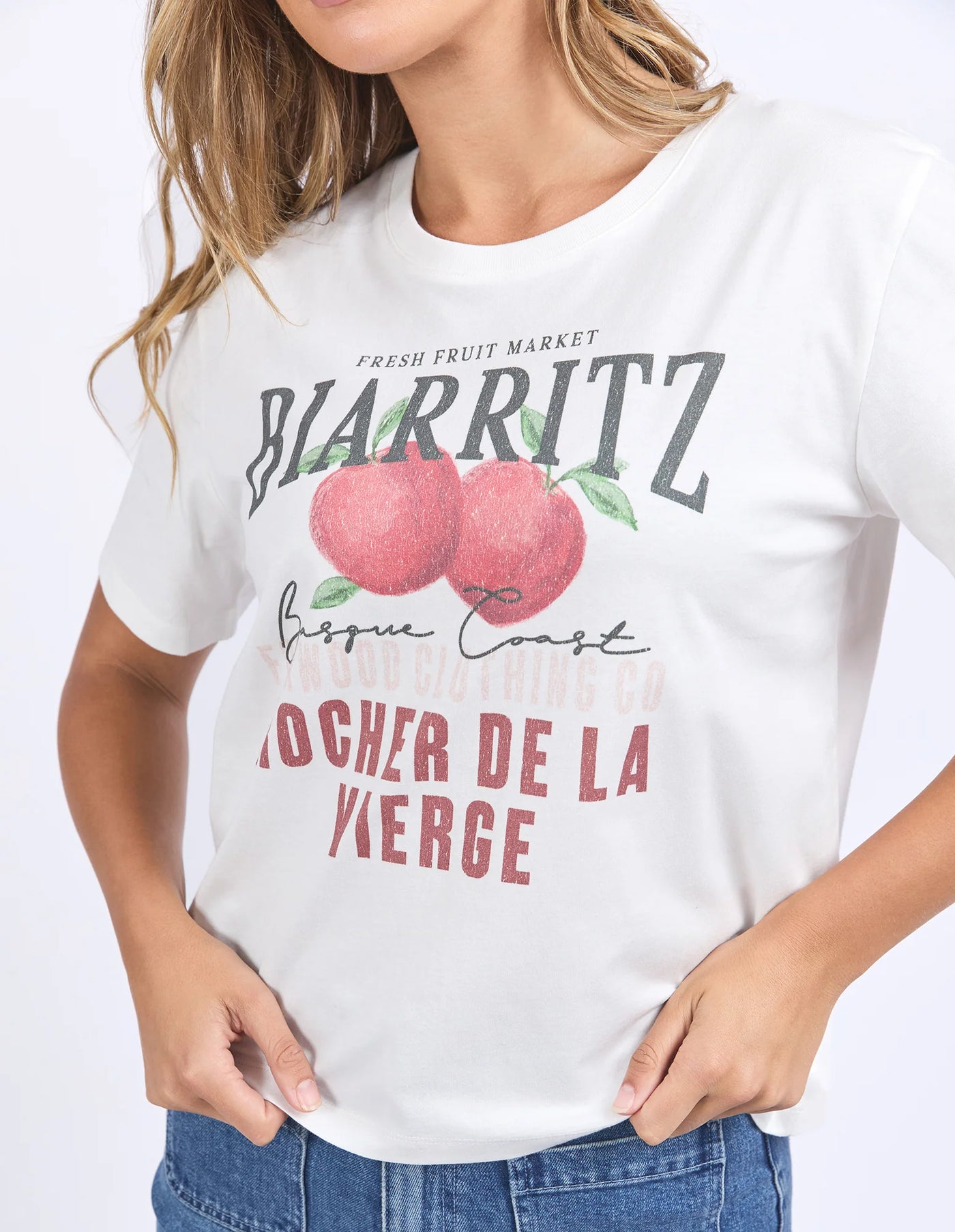 Biarittz Tee - Vintage White