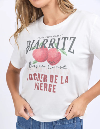 Biarittz Tee - Vintage White