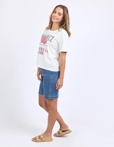 Biarittz Tee - Vintage White