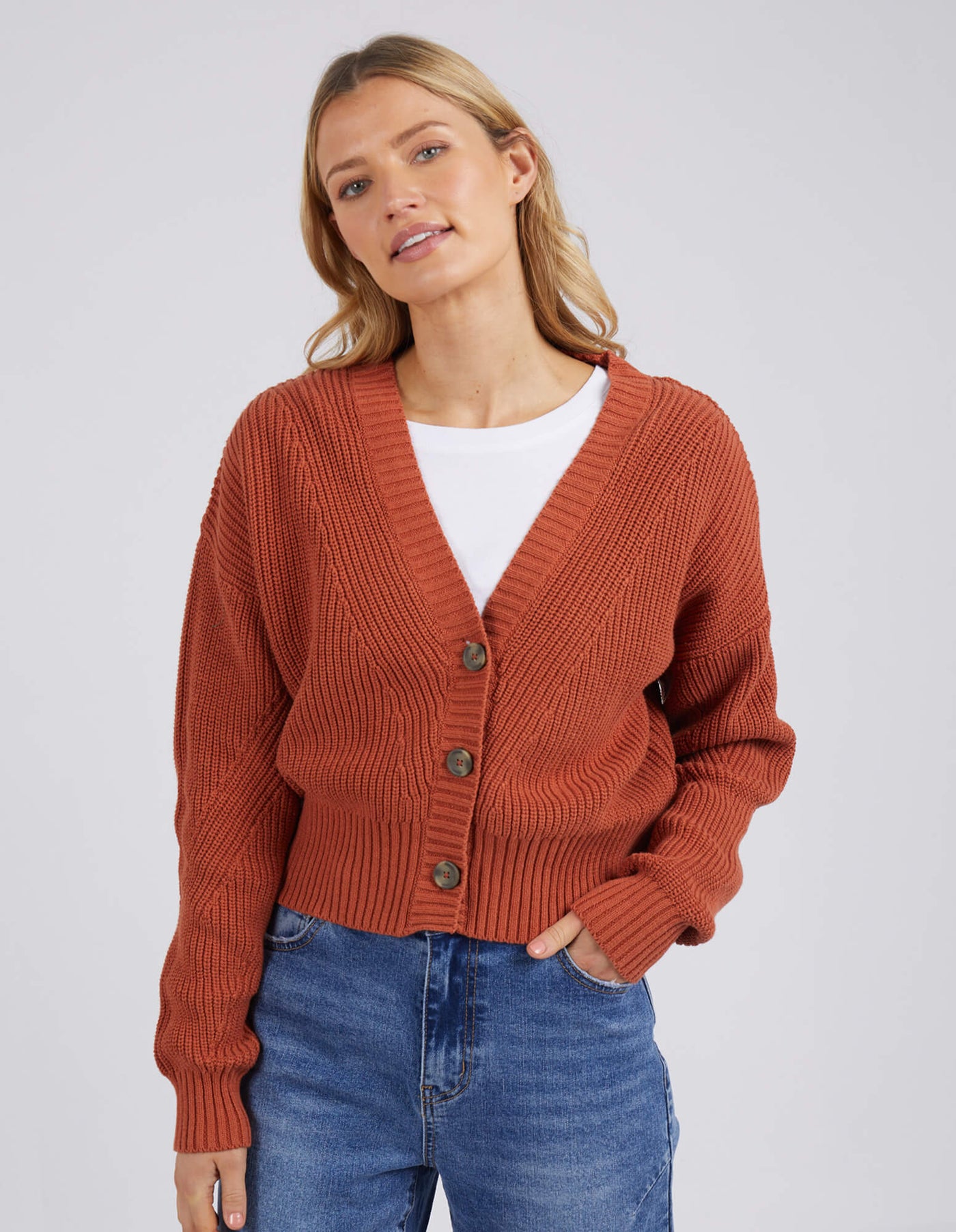 Carmilla Cardigan - Rust