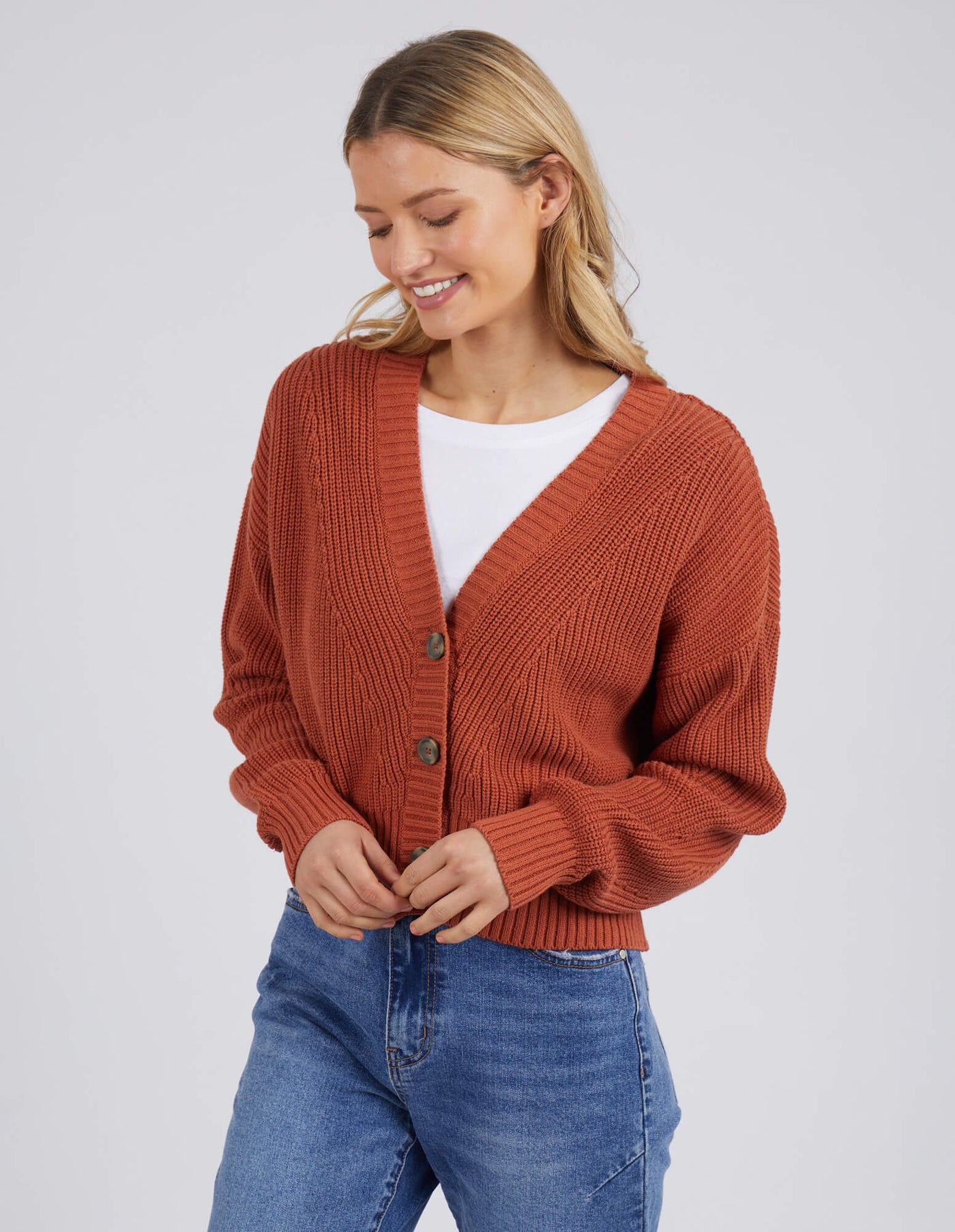 Carmilla Cardigan - Rust