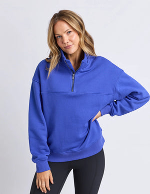 College Zip Crew - Dazzling Blue