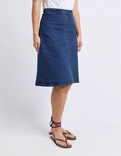Copenhagen Skirt - Mid Blue