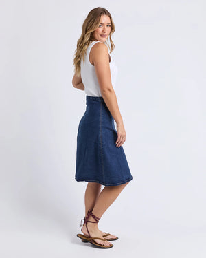 Copenhagen Skirt - Mid Blue