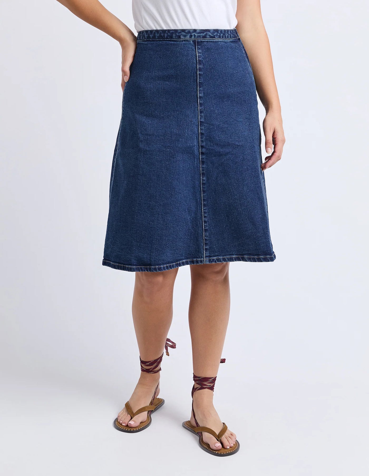Copenhagen Skirt - Mid Blue
