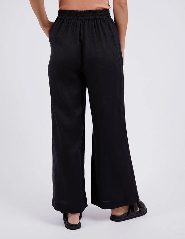 Elina Wide Leg Pant Black