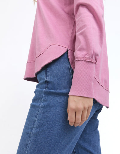 Farrah Long Sleeve - Rose Pink