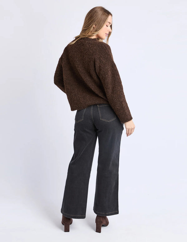 Flint Knit Crew - Coffee