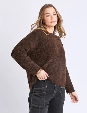 Flint Knit Crew - Coffee