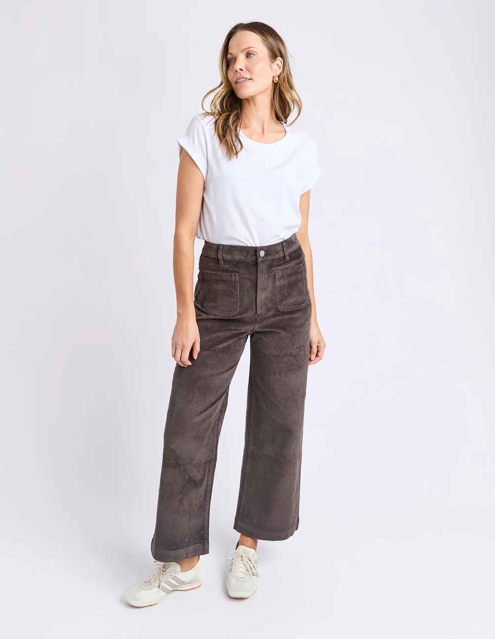 Henrietta Cord Pant - Coffee Bean