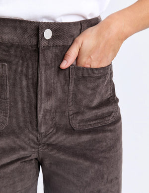 Henrietta Cord Pant - Coffee Bean
