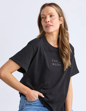 Huntleigh Oversized Tee - Black