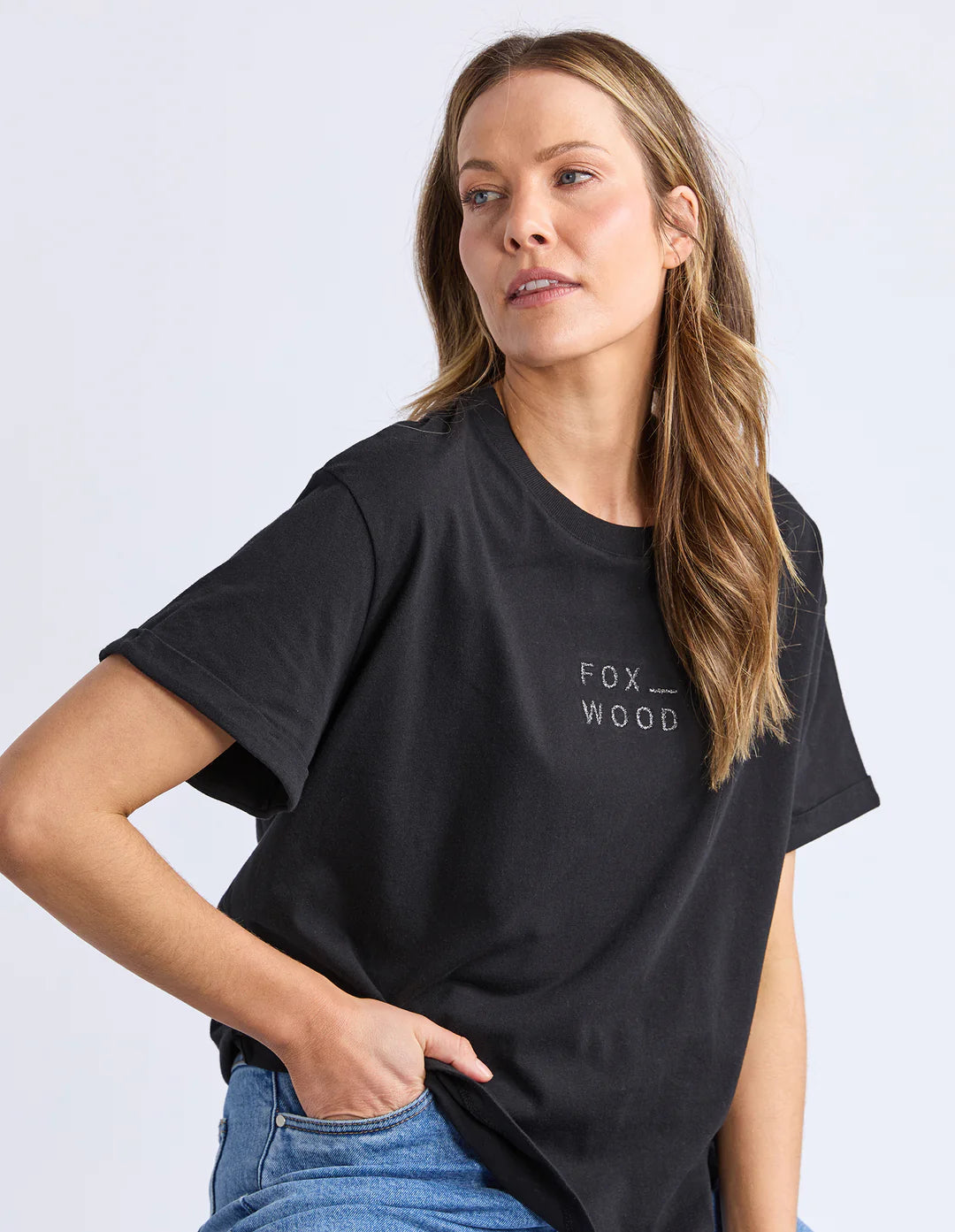 Huntleigh Oversized Tee - Black