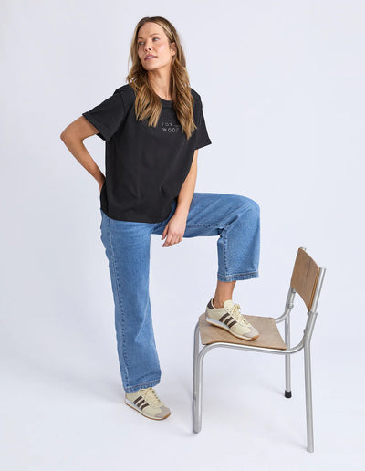 Huntleigh Oversized Tee - Black