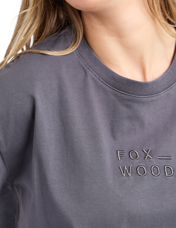 Huntleigh Oversized Tee - Charcoal