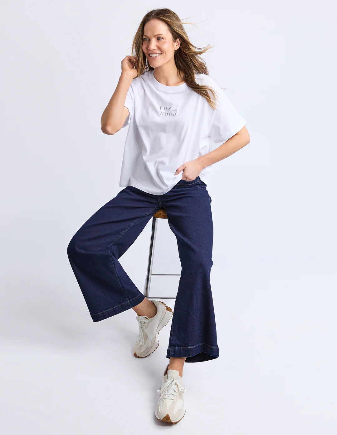 Huntleigh Oversized Tee - White