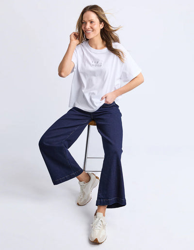 Huntleigh Oversized Tee - White