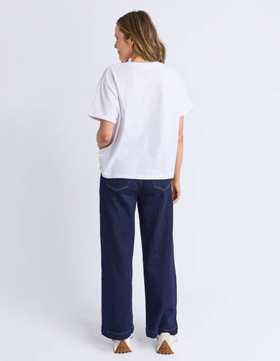 Huntleigh Oversized Tee - White