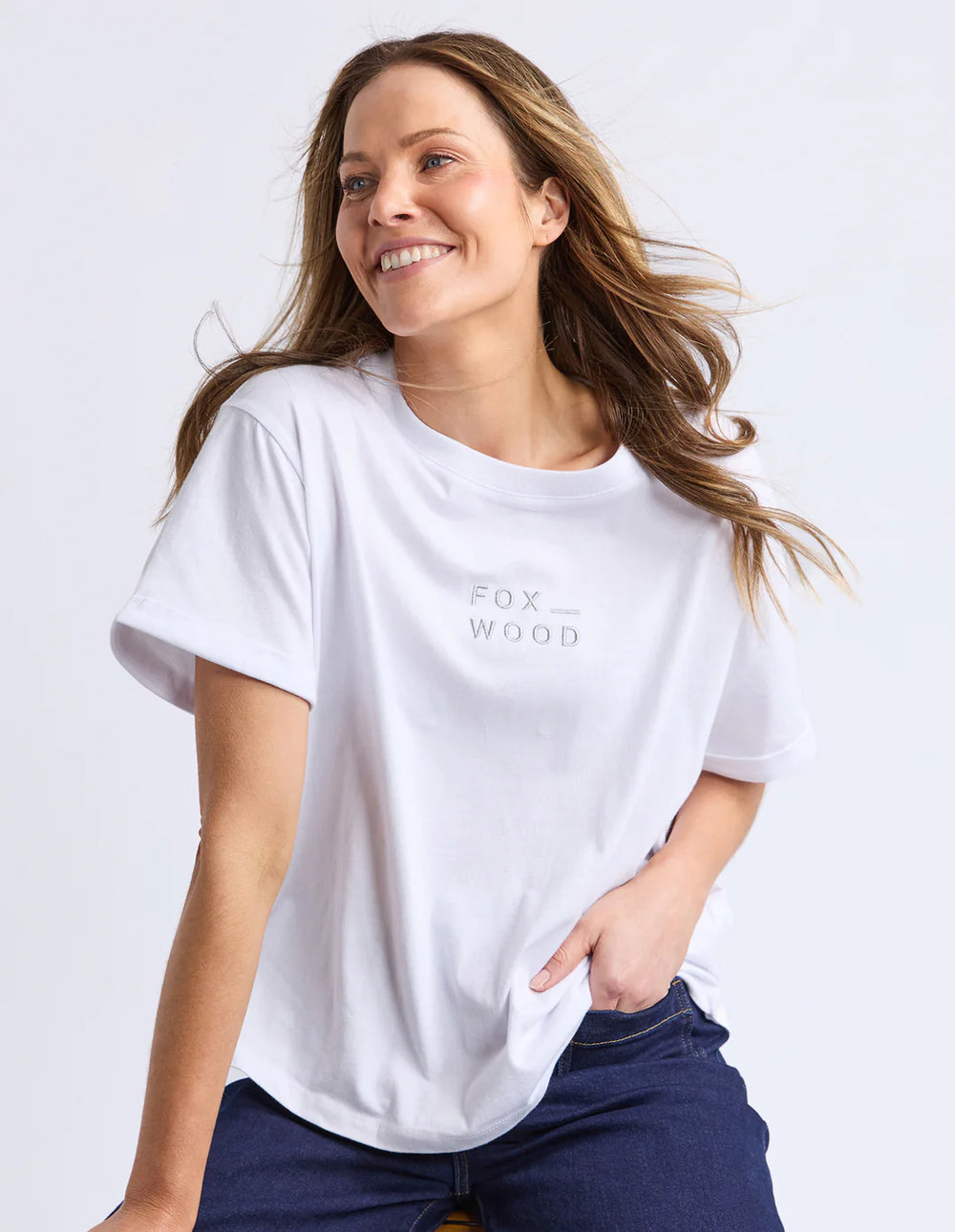 Huntleigh Oversized Tee - White
