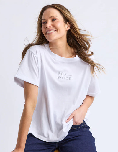 Huntleigh Oversized Tee - White