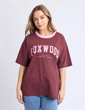 Intention Contrast Tee - Port