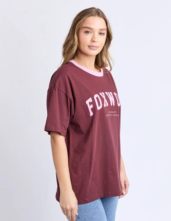 Intention Contrast Tee - Port