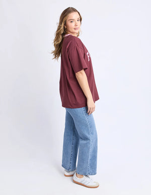 Intention Contrast Tee - Port