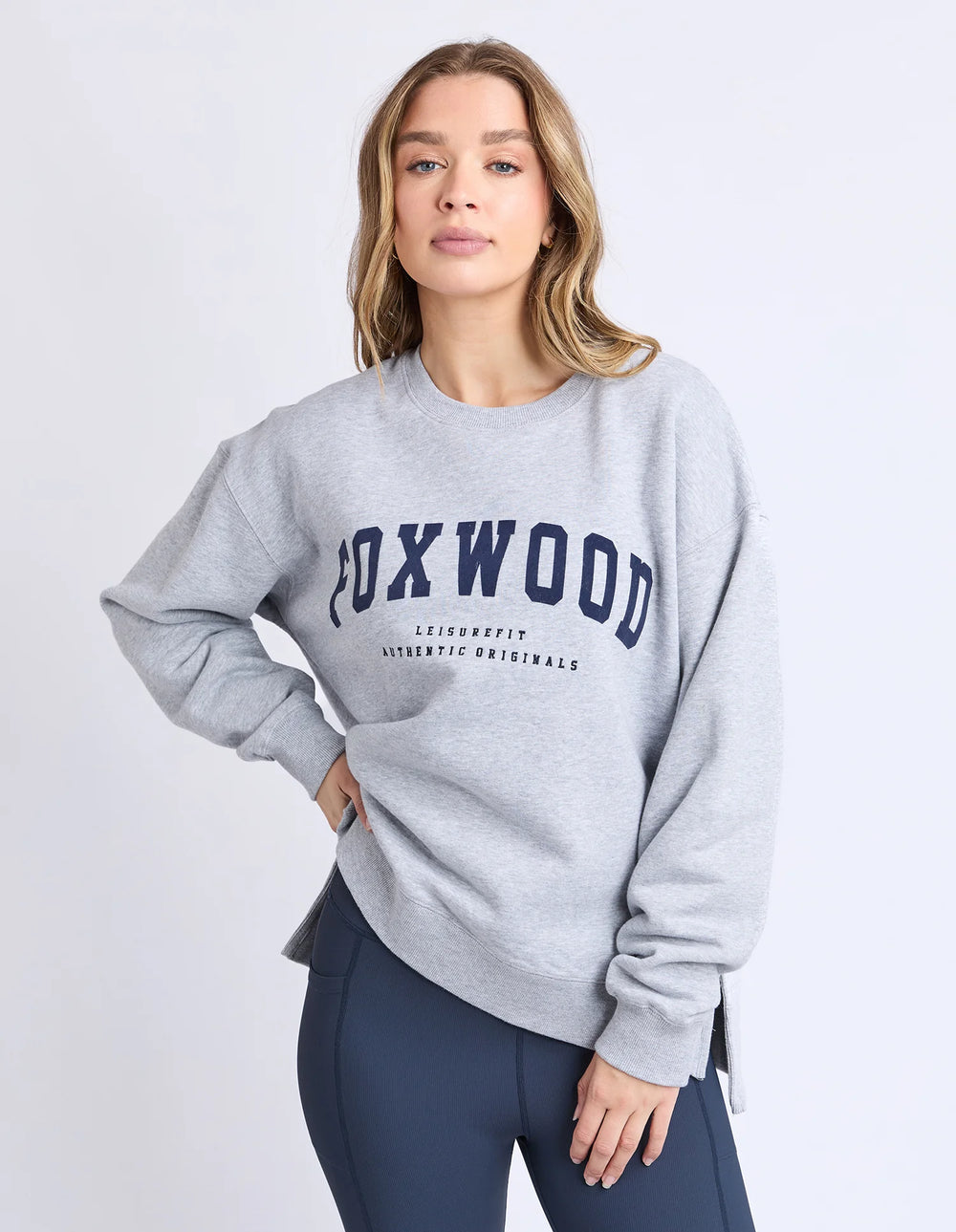Intention Crew - Grey/Navy