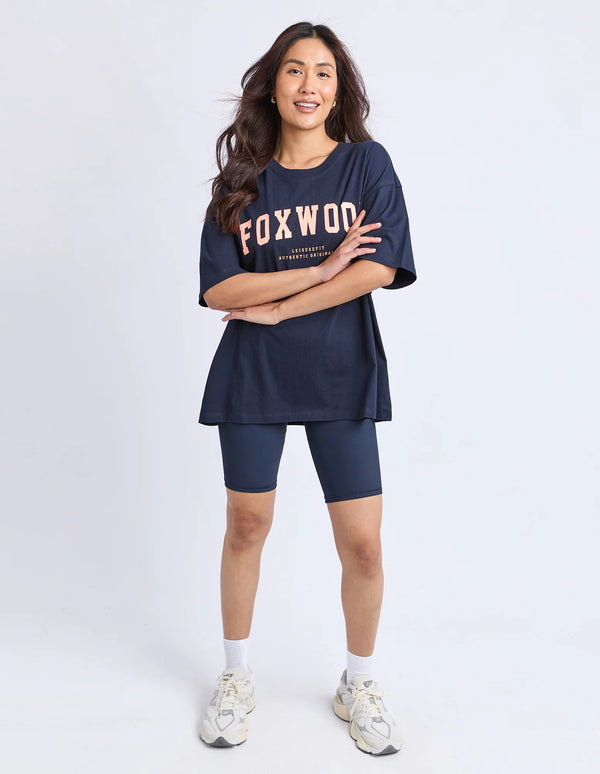 Interval Tee - Navy/Orange