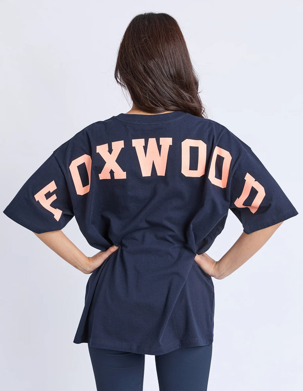 Interval Tee - Navy/Orange