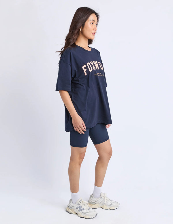 Interval Tee - Navy/Orange