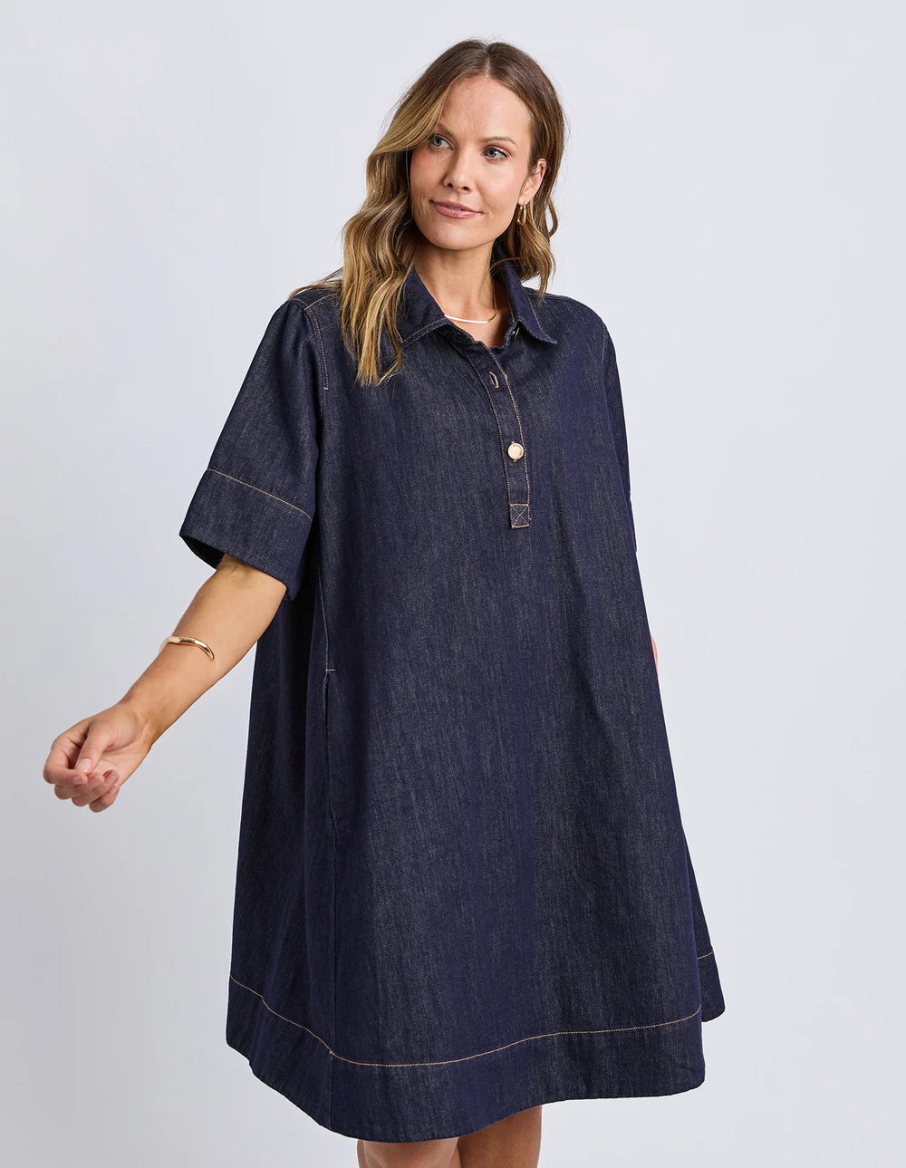 Julian Dress - Indigo