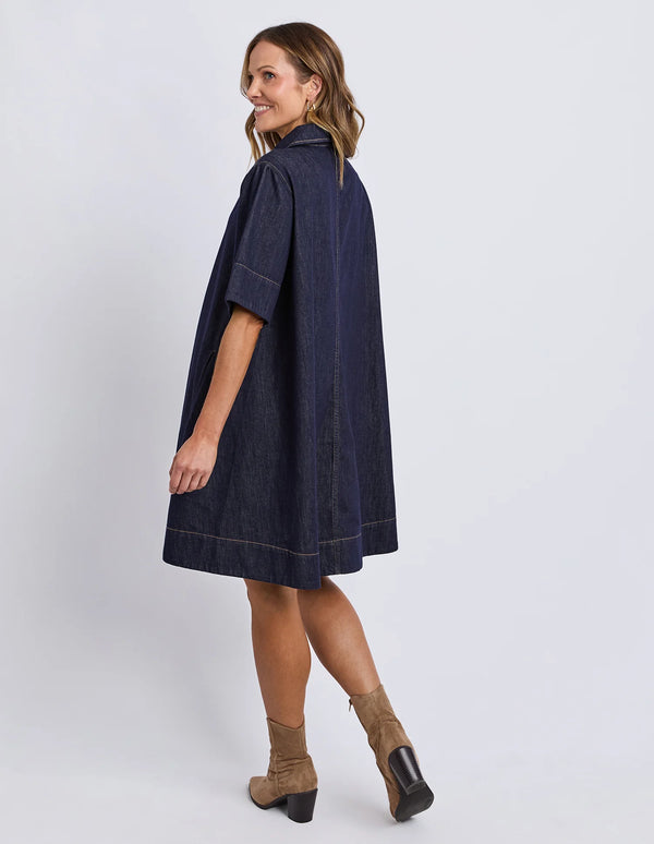 Julian Dress - Indigo