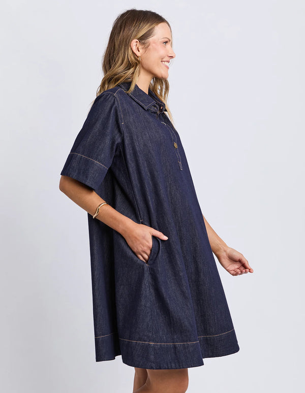 Julian Dress - Indigo