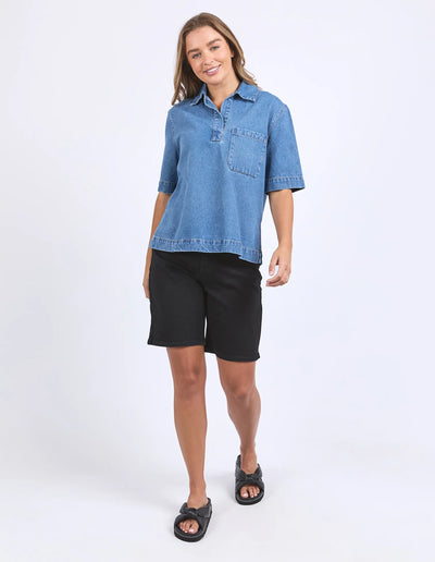 Monte Shirt - Mid Blue