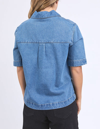 Monte Shirt - Mid Blue