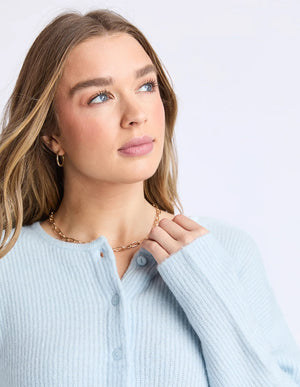 Murphy Knit Cardi - Ice Blue