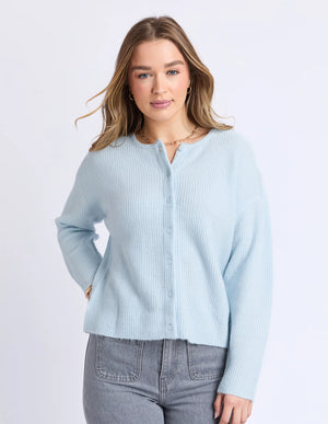 Murphy Knit Cardi - Ice Blue