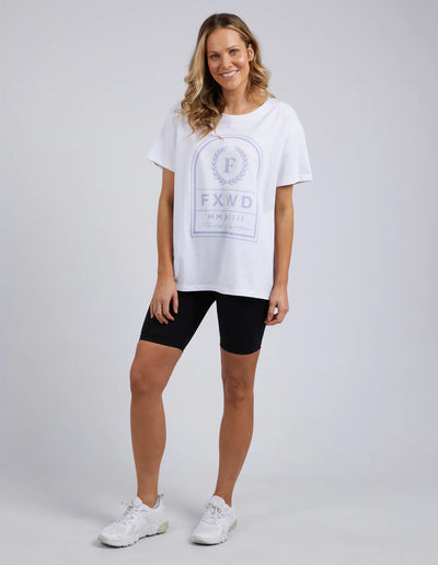 Pennant Tee - White