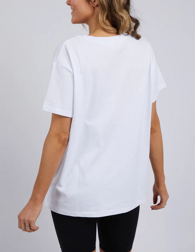 Pennant Tee - White