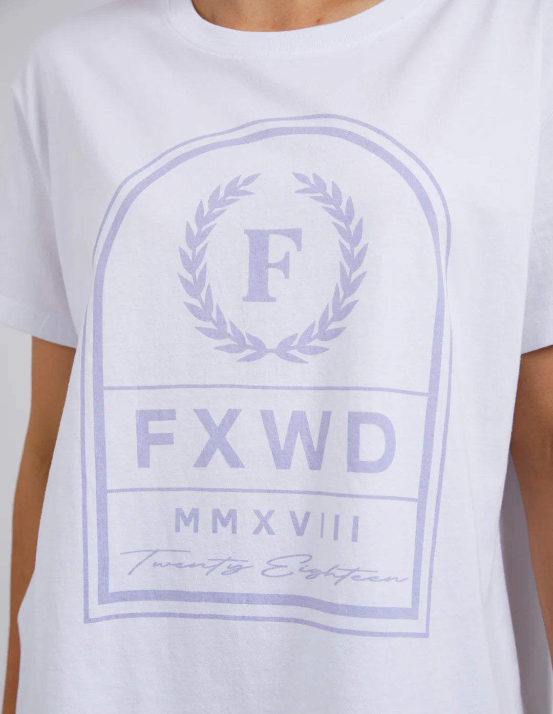 Pennant Tee - White