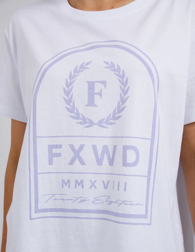 Pennant Tee - White