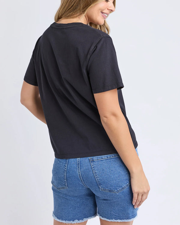 Pesce Tee - Washed Black